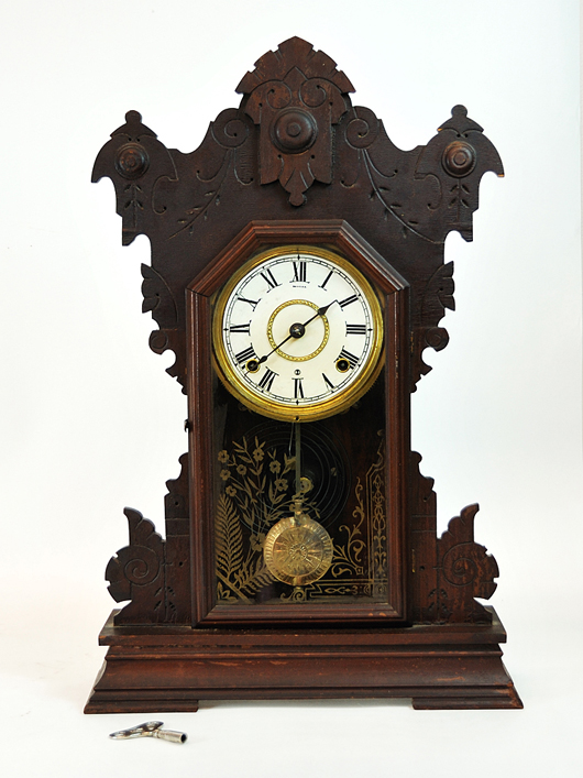 Seth Thomas 8-day half-hour clock. Image courtesy Morton Kuehnert Auctioneers.